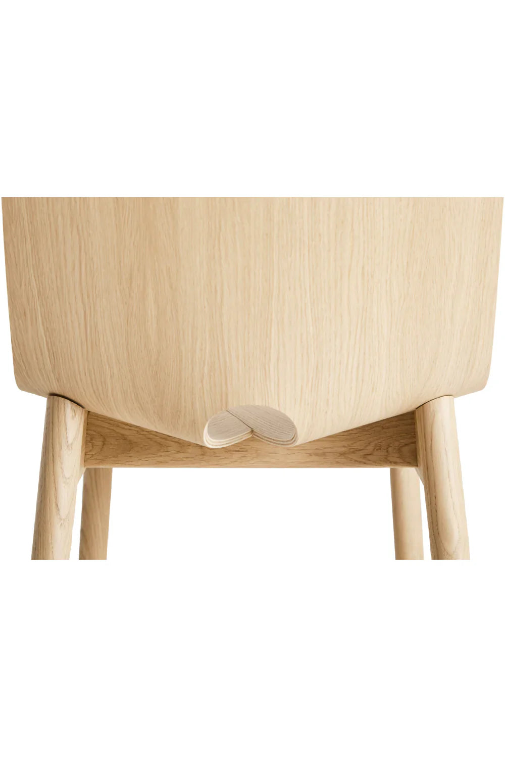 White Oak Minimalist Dining Chair | Oroa.com