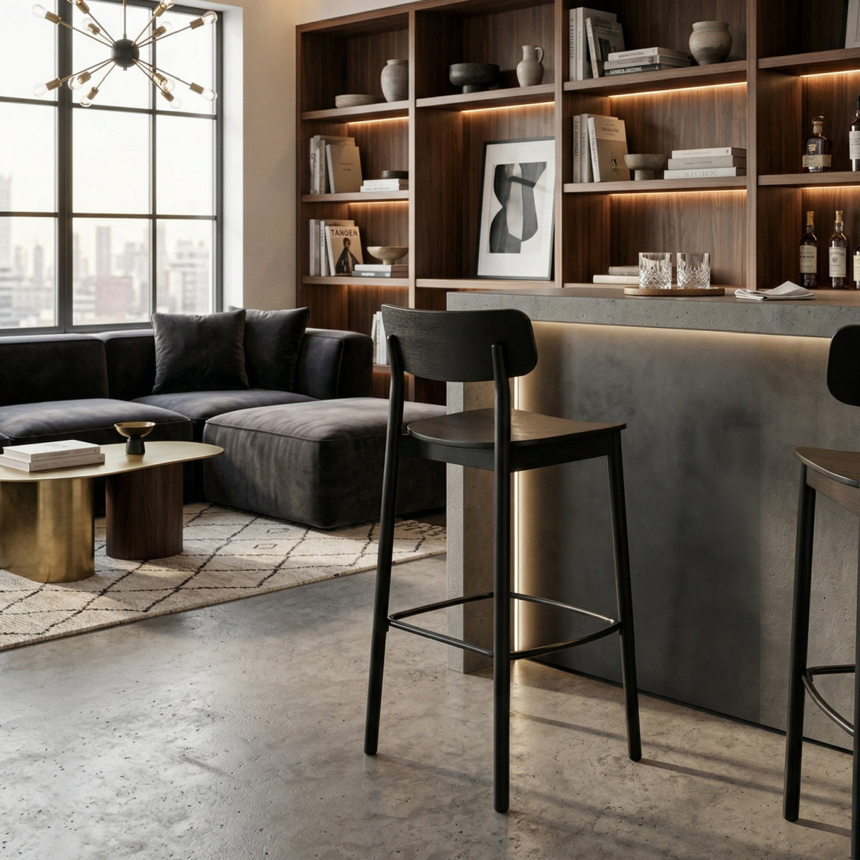 Contemporary Bar Stool | Oroa.com