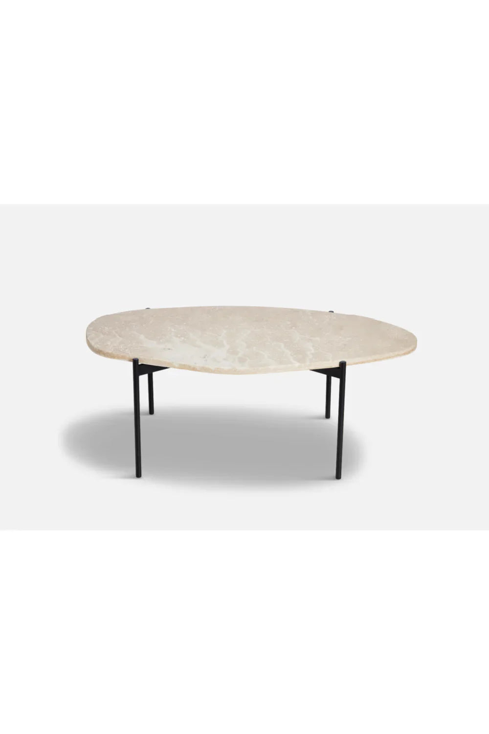 Travertine Organic Occasional Table L | Oroa.com