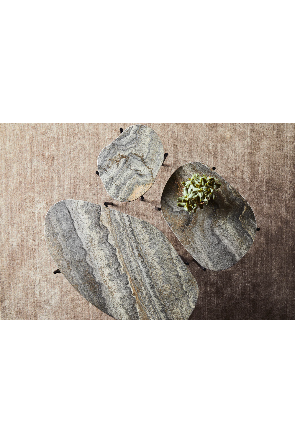 Travertine Organic Occasional Table S | Oroa.com