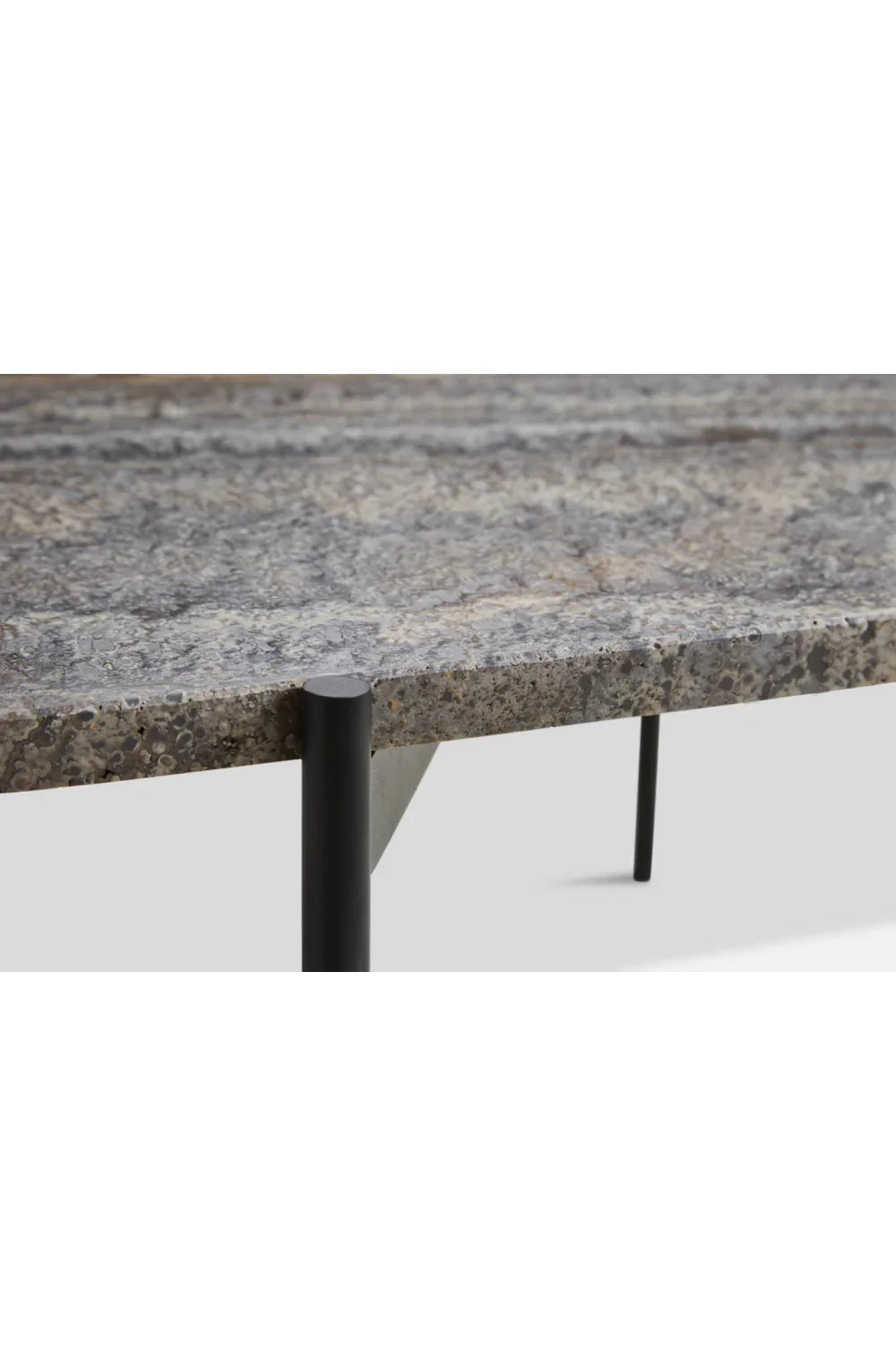 Travertine Organic Occasional Table L | Oroa.com