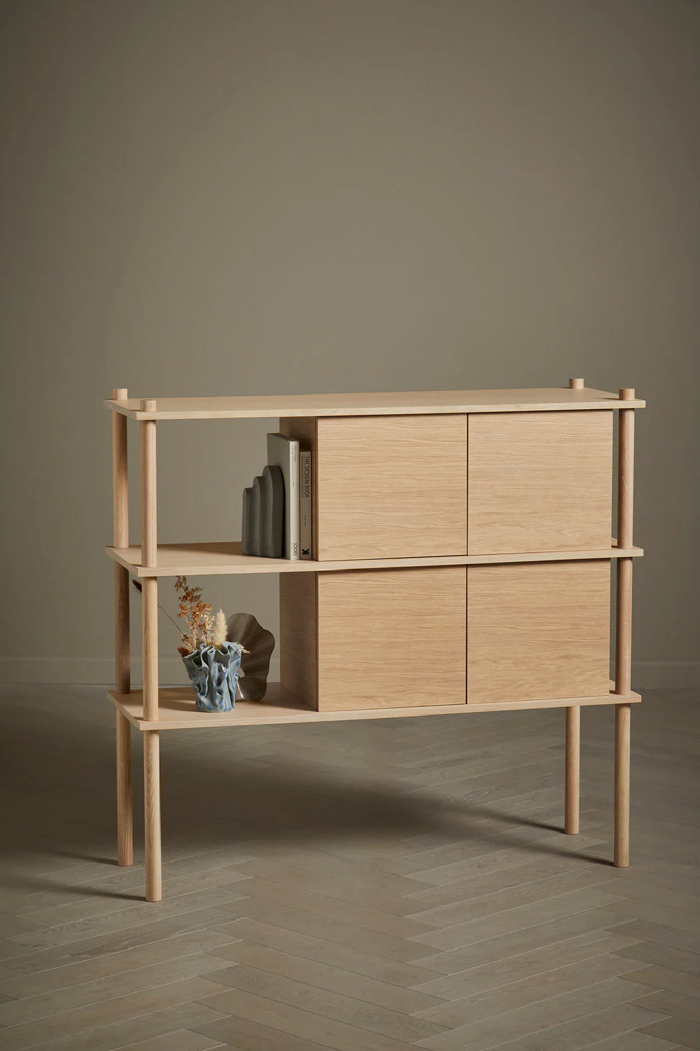 Oak 2-Door Modular Cabinet | Oroa.com