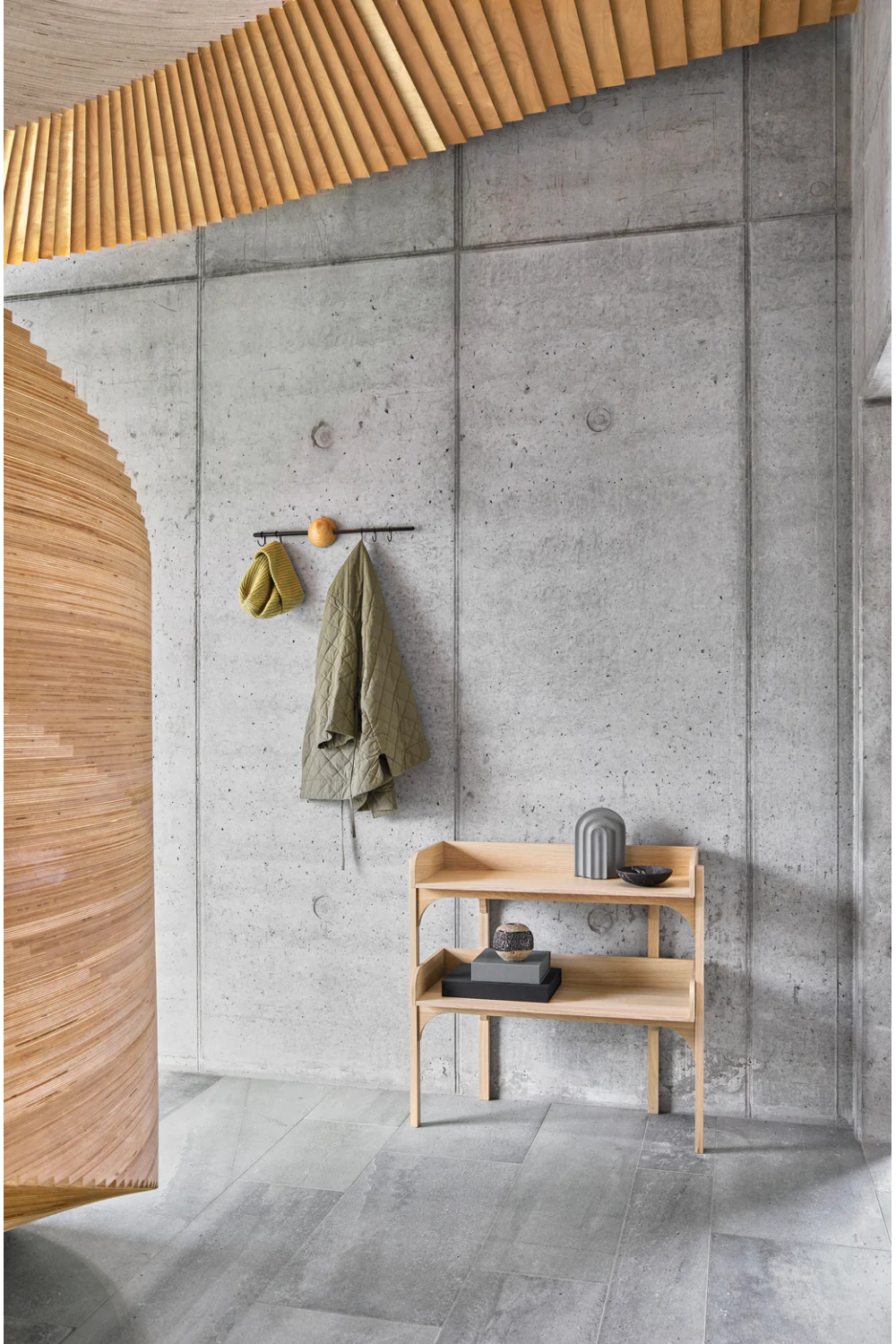 Oak Minimalist Utility Shelf | Oroa.com