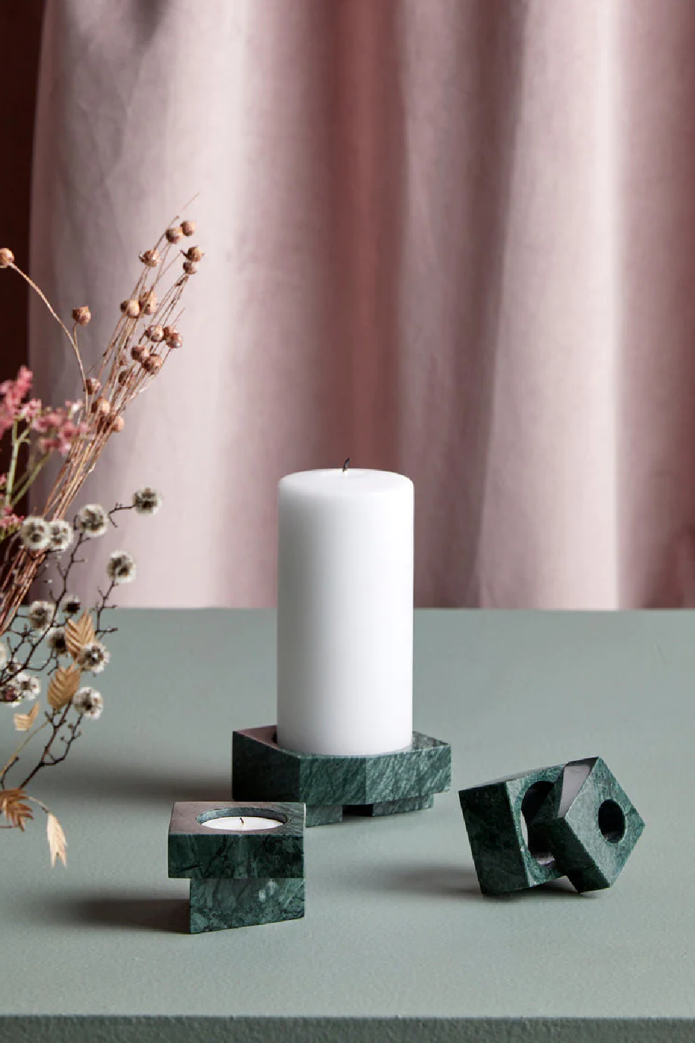 Marble Contemporary Candle Holder | Oroa.com