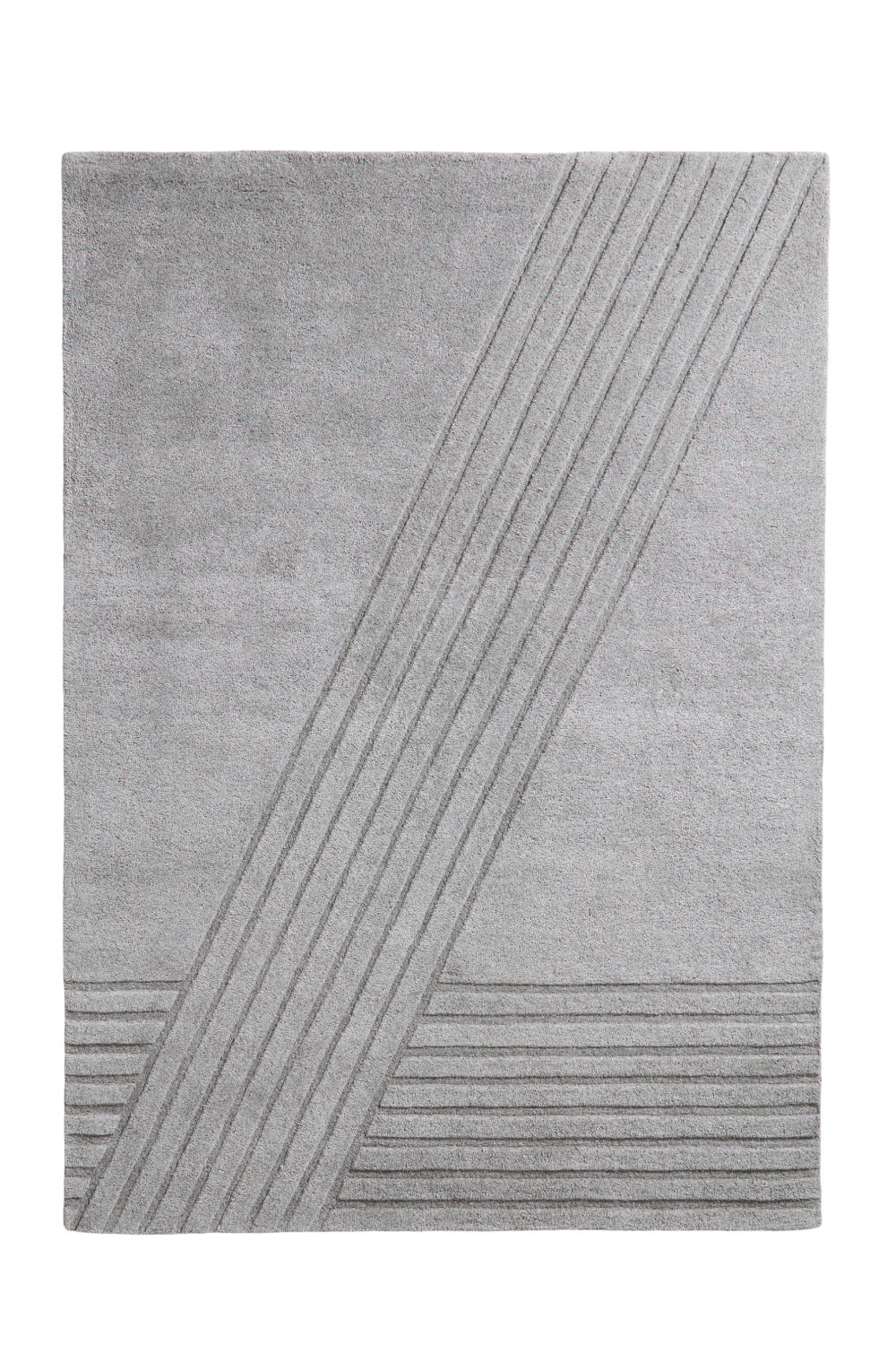 Gray Wool Area Rug | Oroa.com