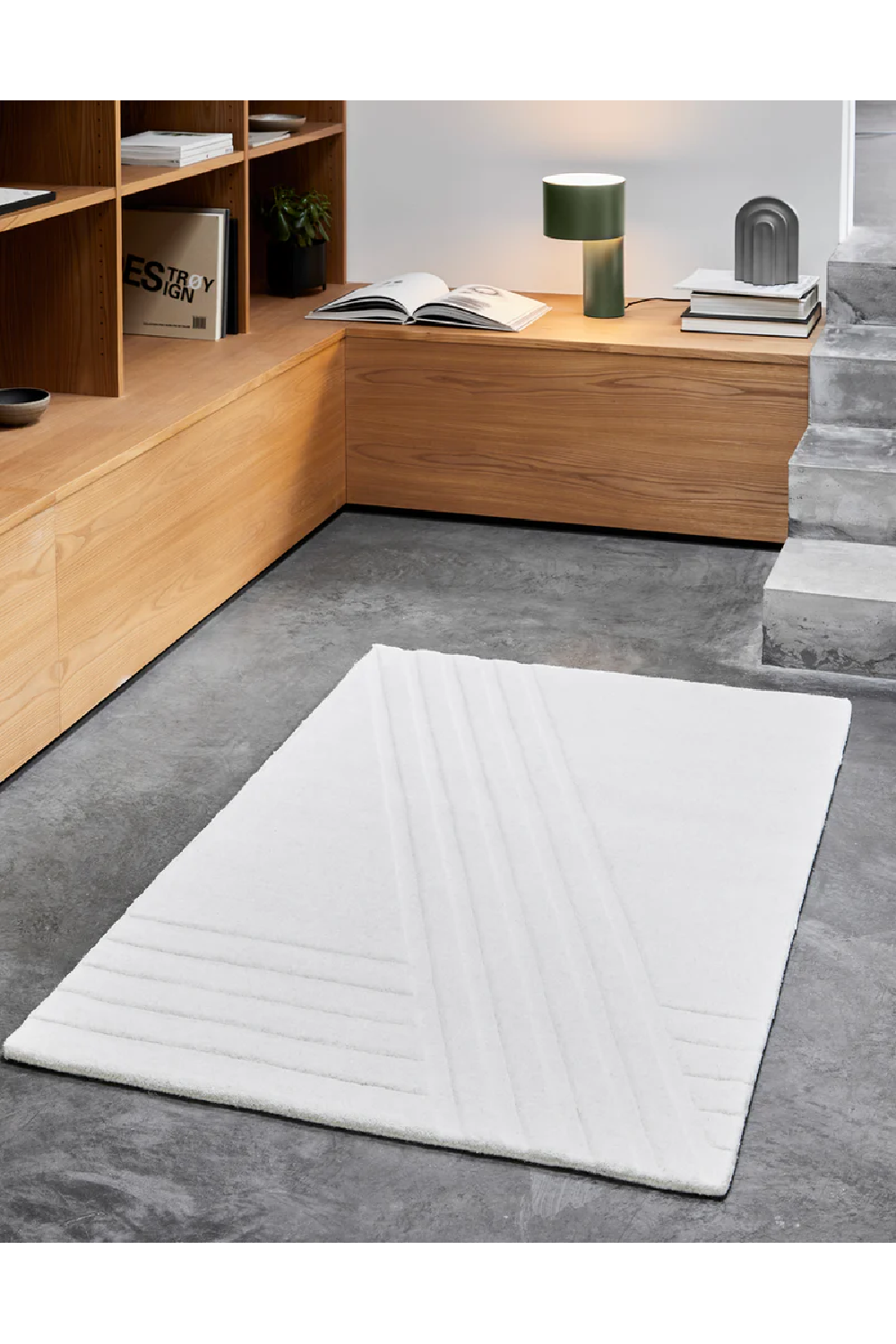 Off White Wool Rug | Oroa.com