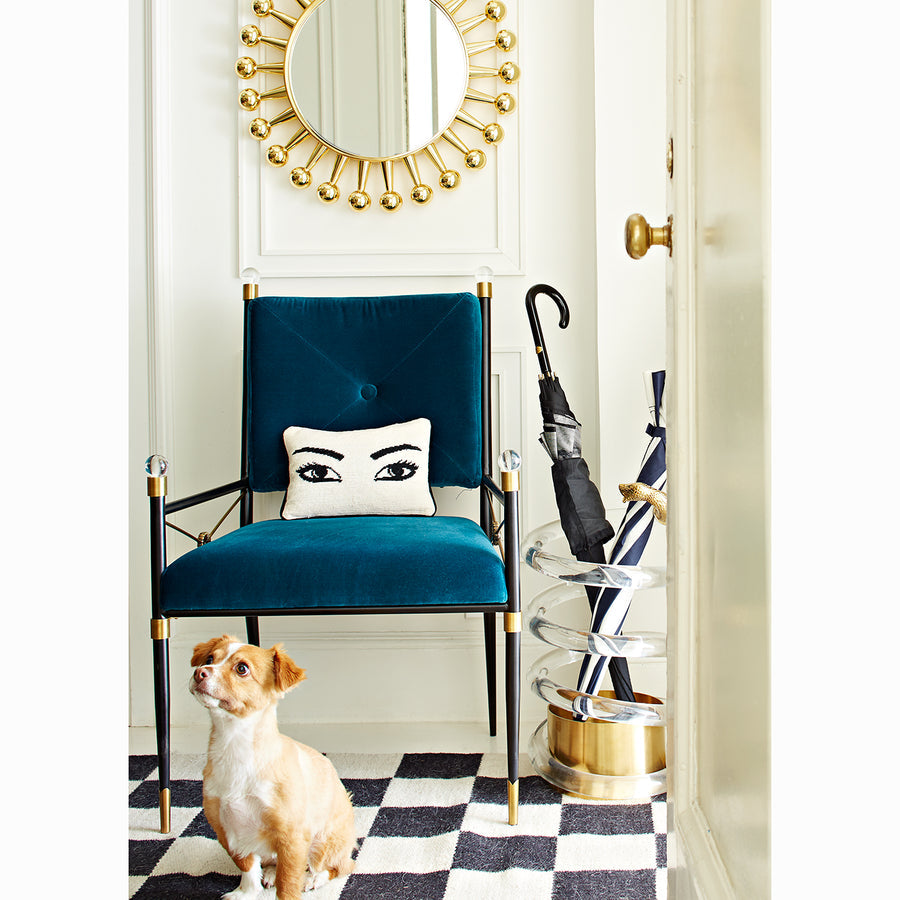 Velvet Accent Armchair | Oroa.com