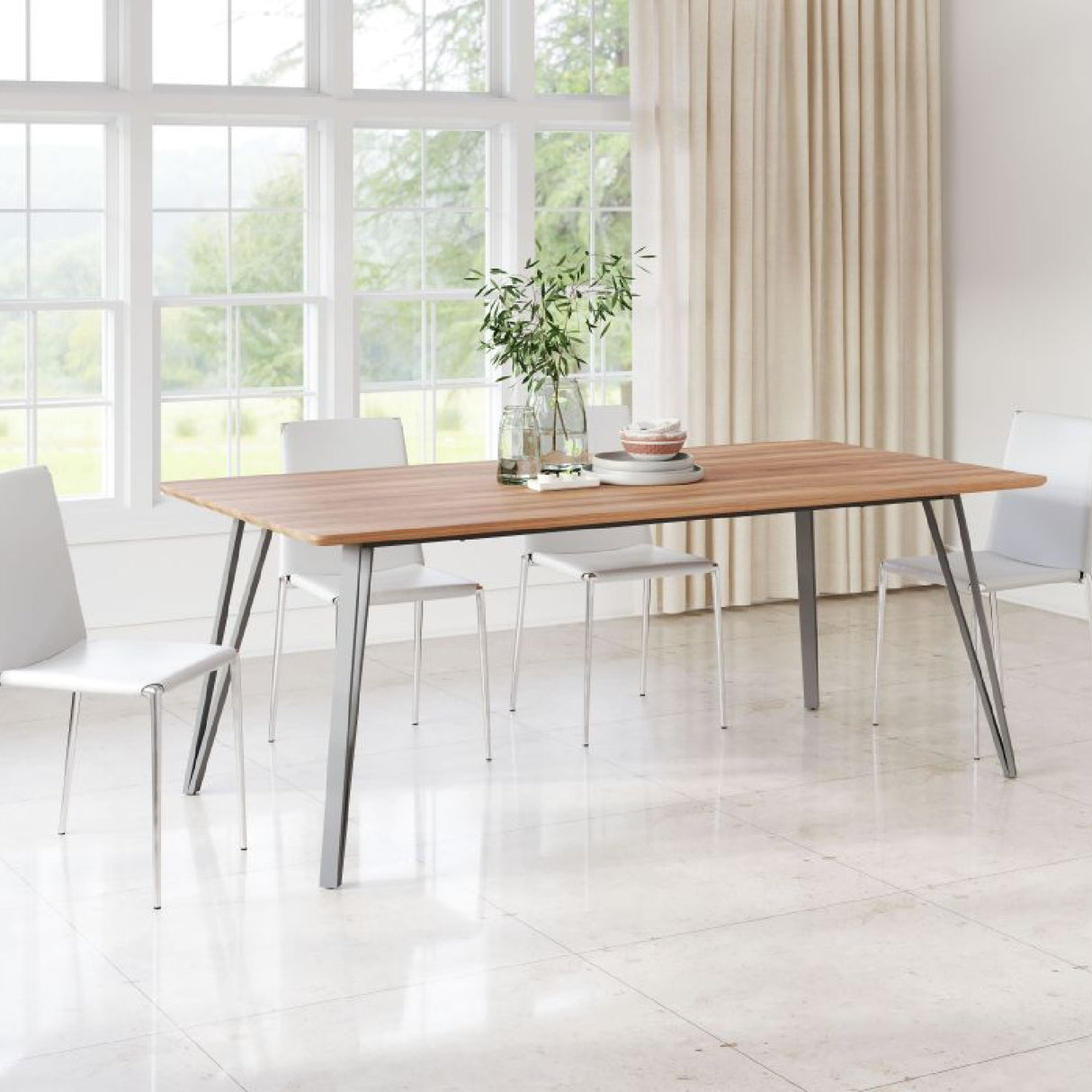 Wooden Rectangular Dining Table | Oroa.com