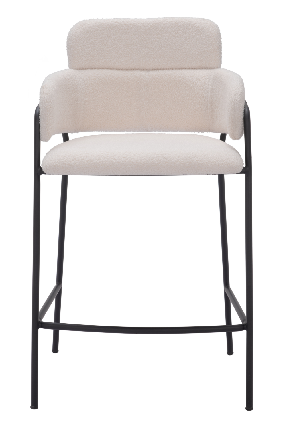 Shearling Style Counter Stools (2) | Oroa.com