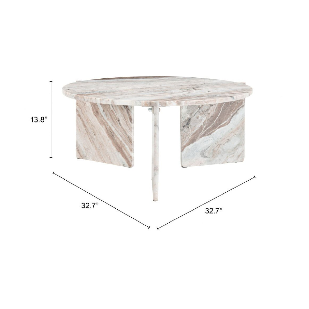 Round Marble Coffee Table | Oroa.com