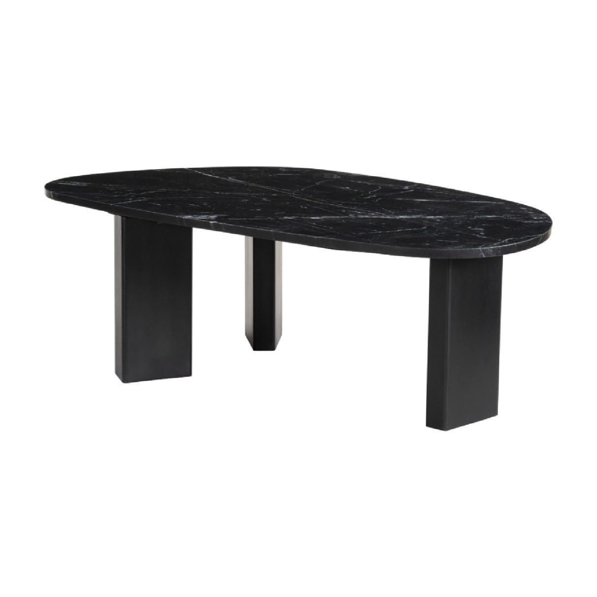 Organic-Shaped Marble Coffee Table | Oroa.com