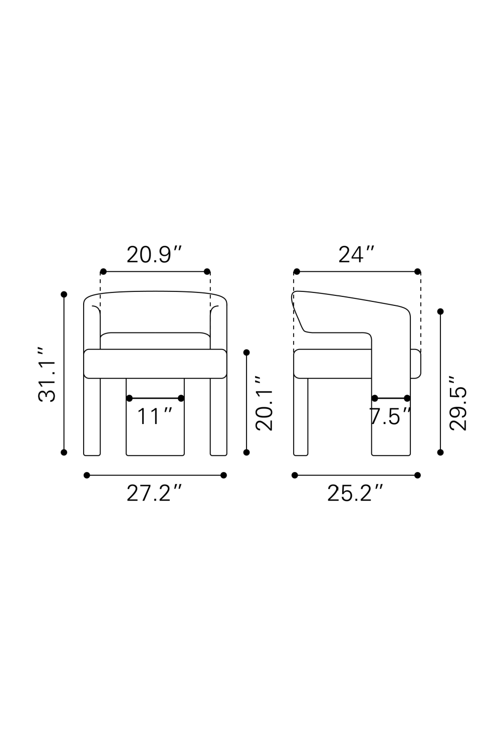 Beige Shearling Accent Chair | Oroa.com