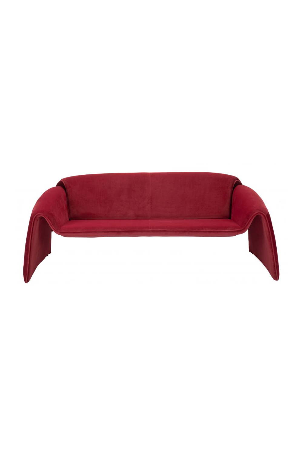 Red Velvet Sofa | Oroa.com