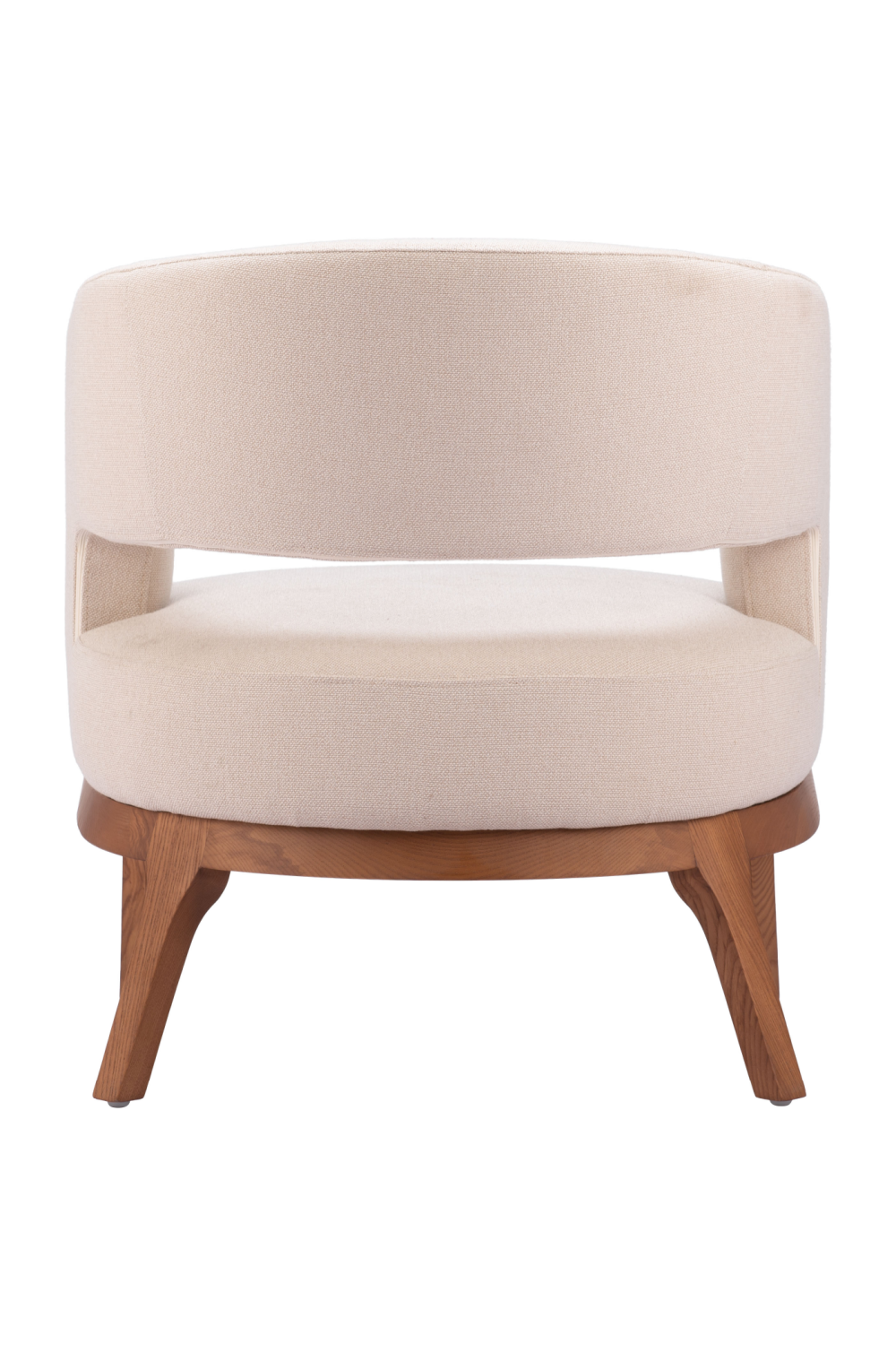 Beige Vinyl Accent Chair | Oroa.com