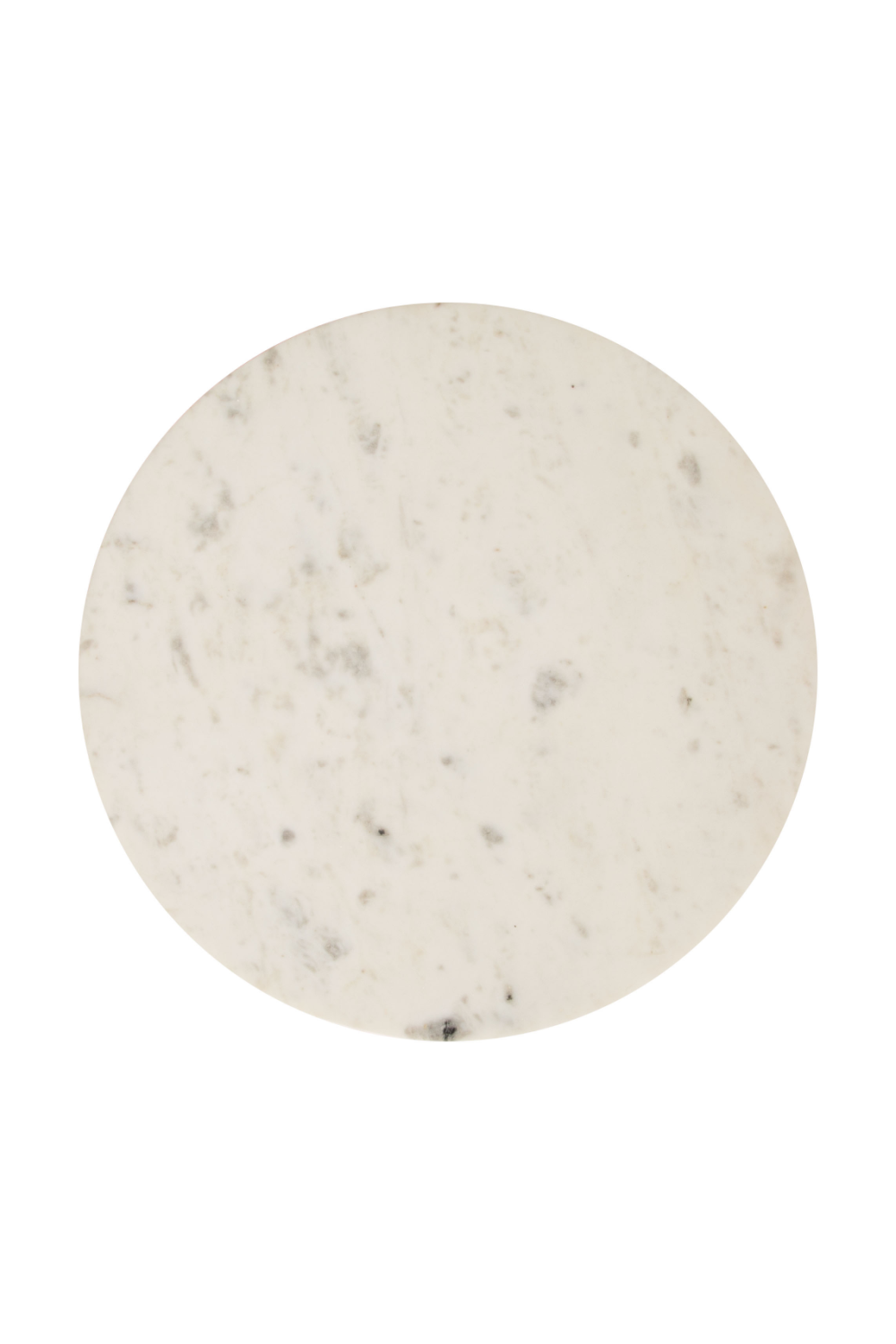 Round White Marble Side Table | Oroa.com