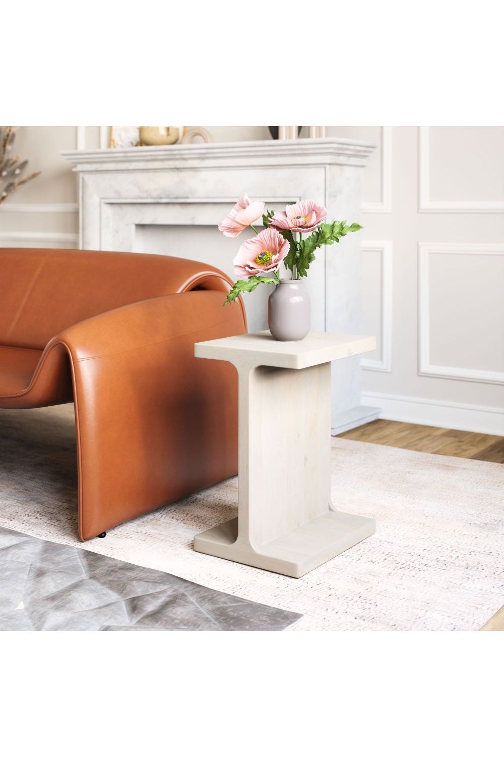 Solid Mango Wood Side Table | Oroa.com