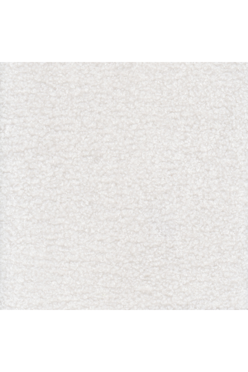 White Sherpa Fabric Accent Chair | Oroa.com