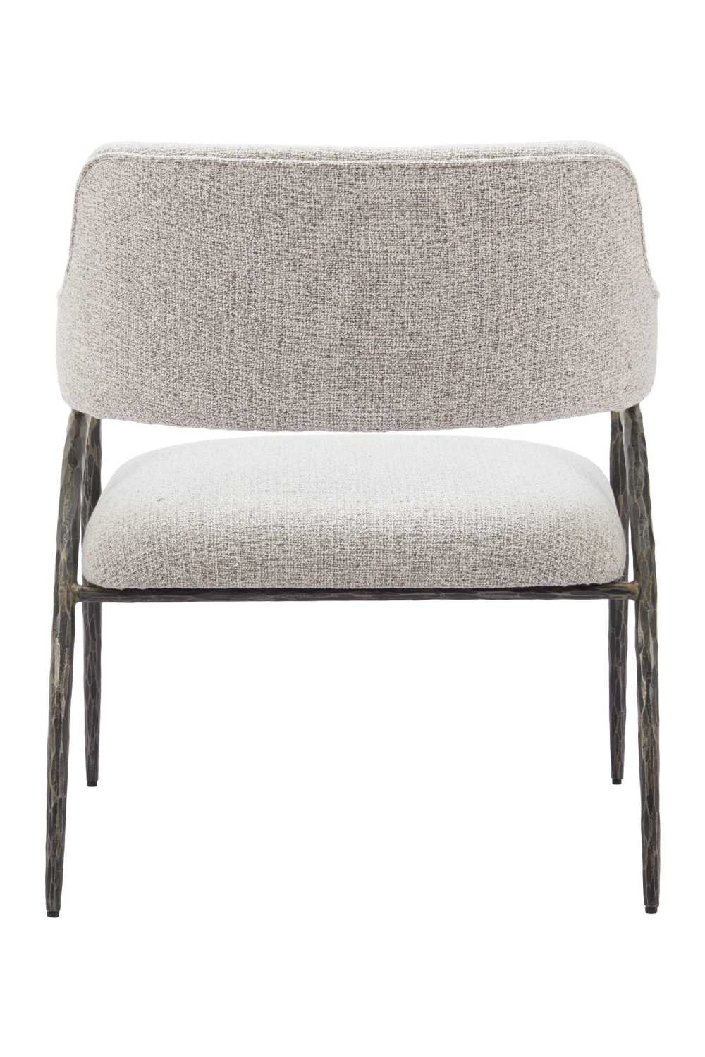 Gray Textured Fabric Accent Chair | Oroa.com