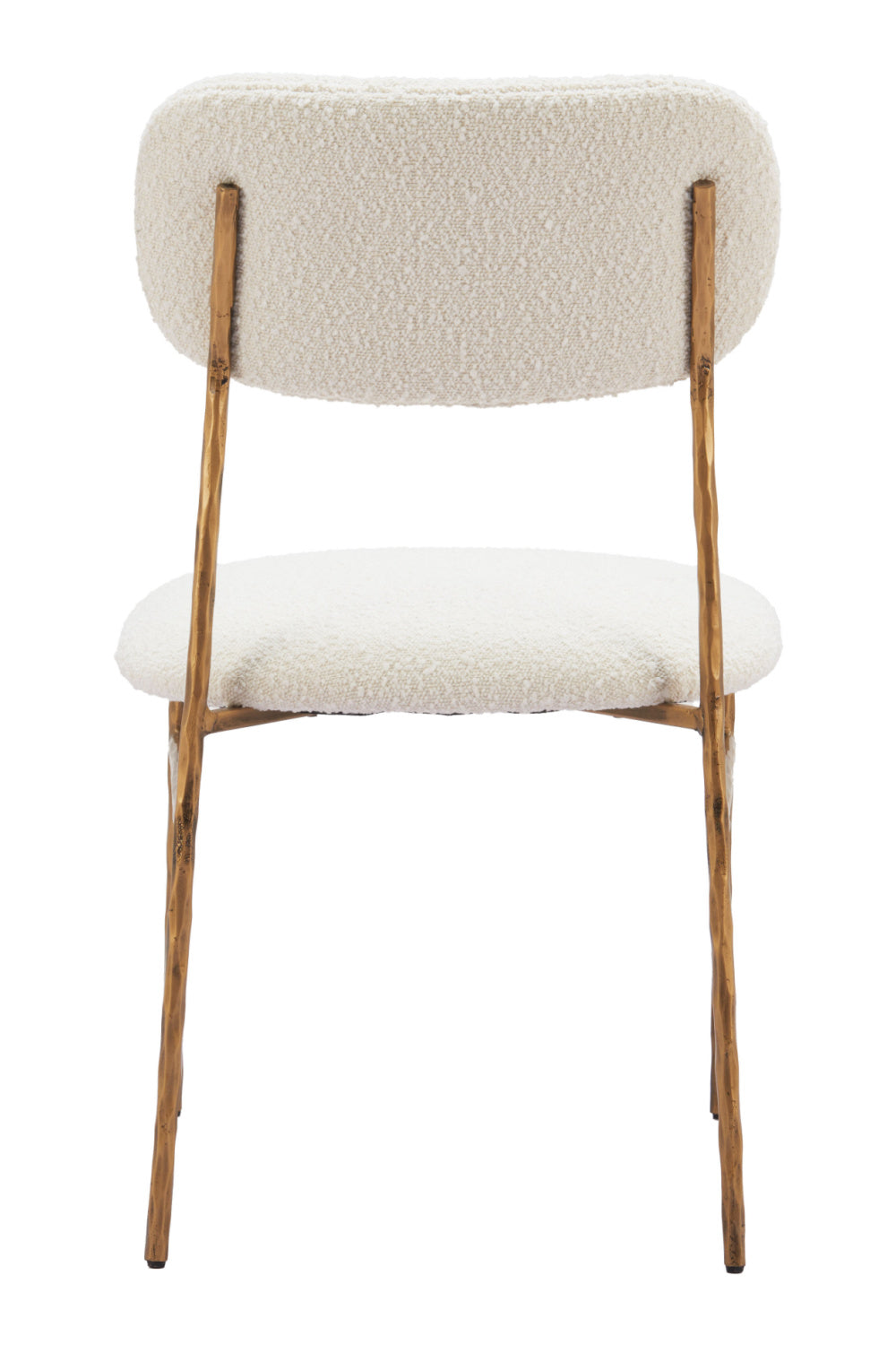 Gold Framed Cream Dining Chair | Oroa.com