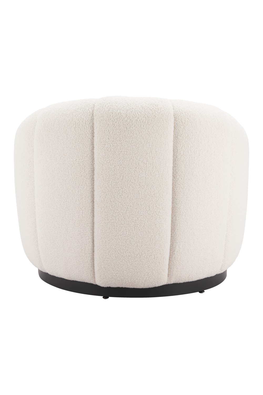 Cream Shearling Accent Chair | Oroa.com