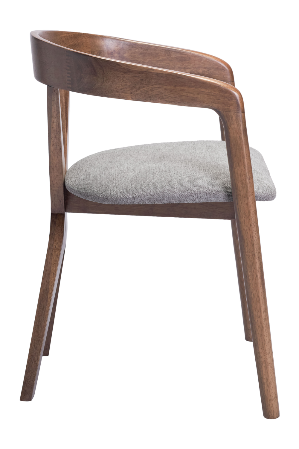 Gray Linen Seat Dining Chair | Oroa.com