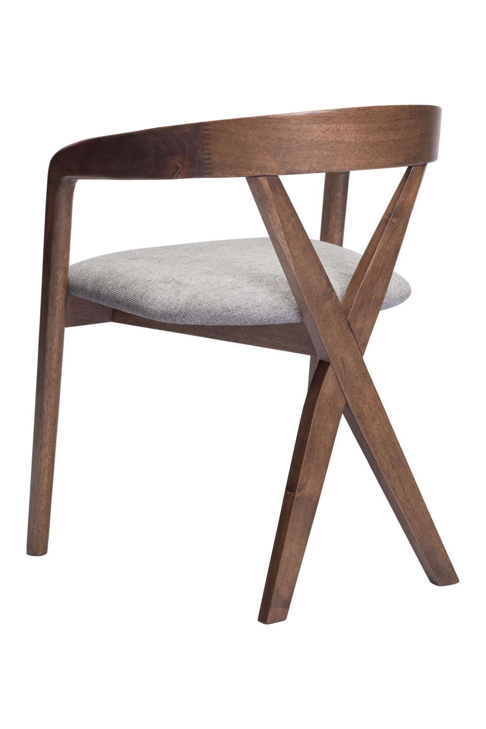 Gray Linen Seat Dining Chair | Oroa.com