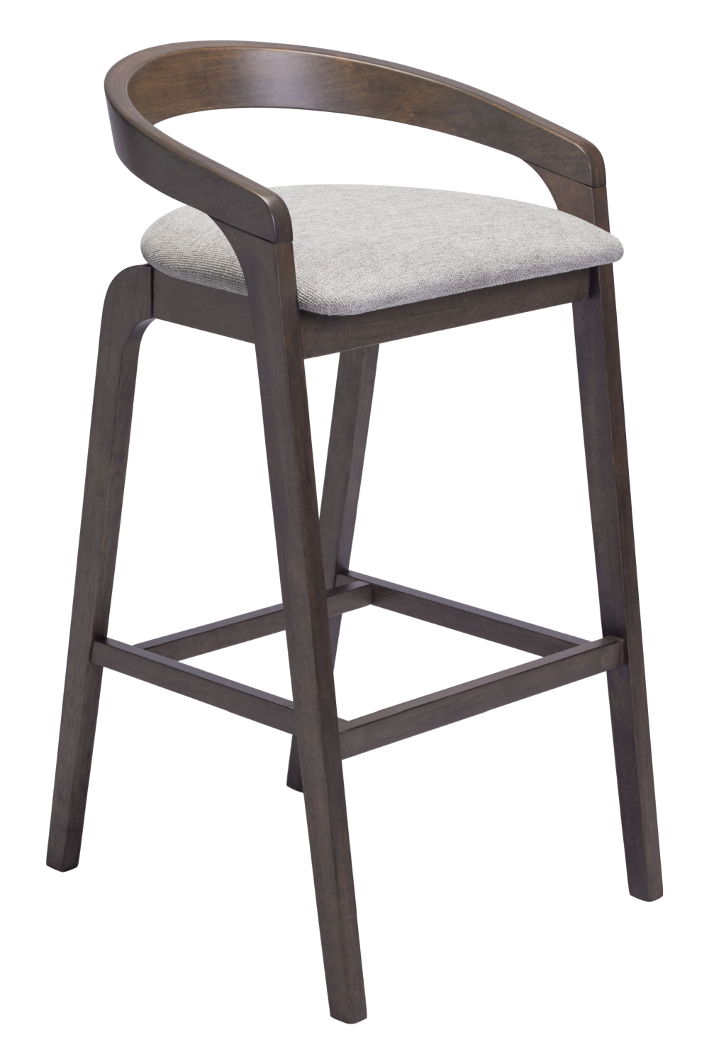 Gray Padded Seat Bar Stools (2) | Oroa.com