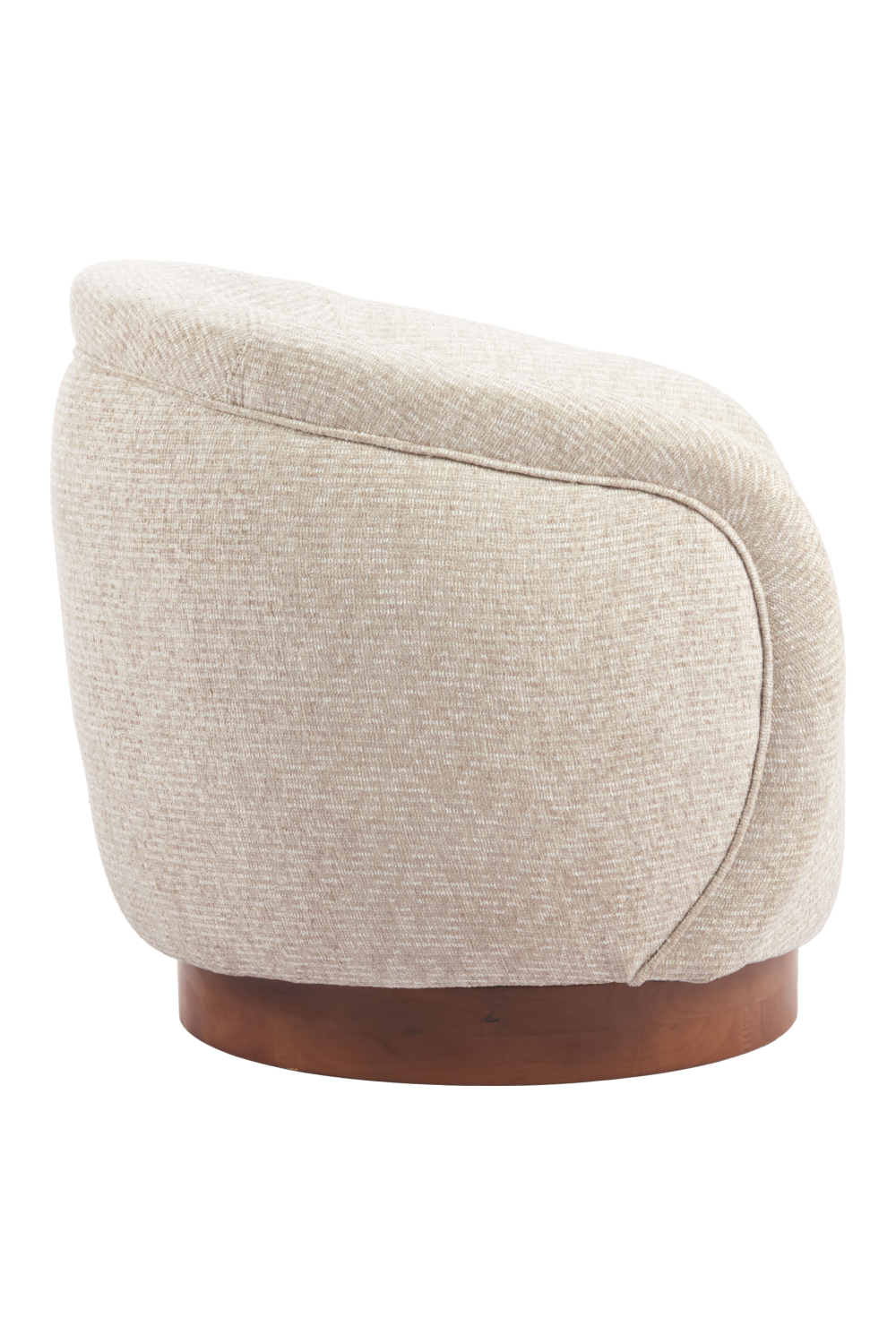 Beige Swivel Lounge Chair | Oroa.com