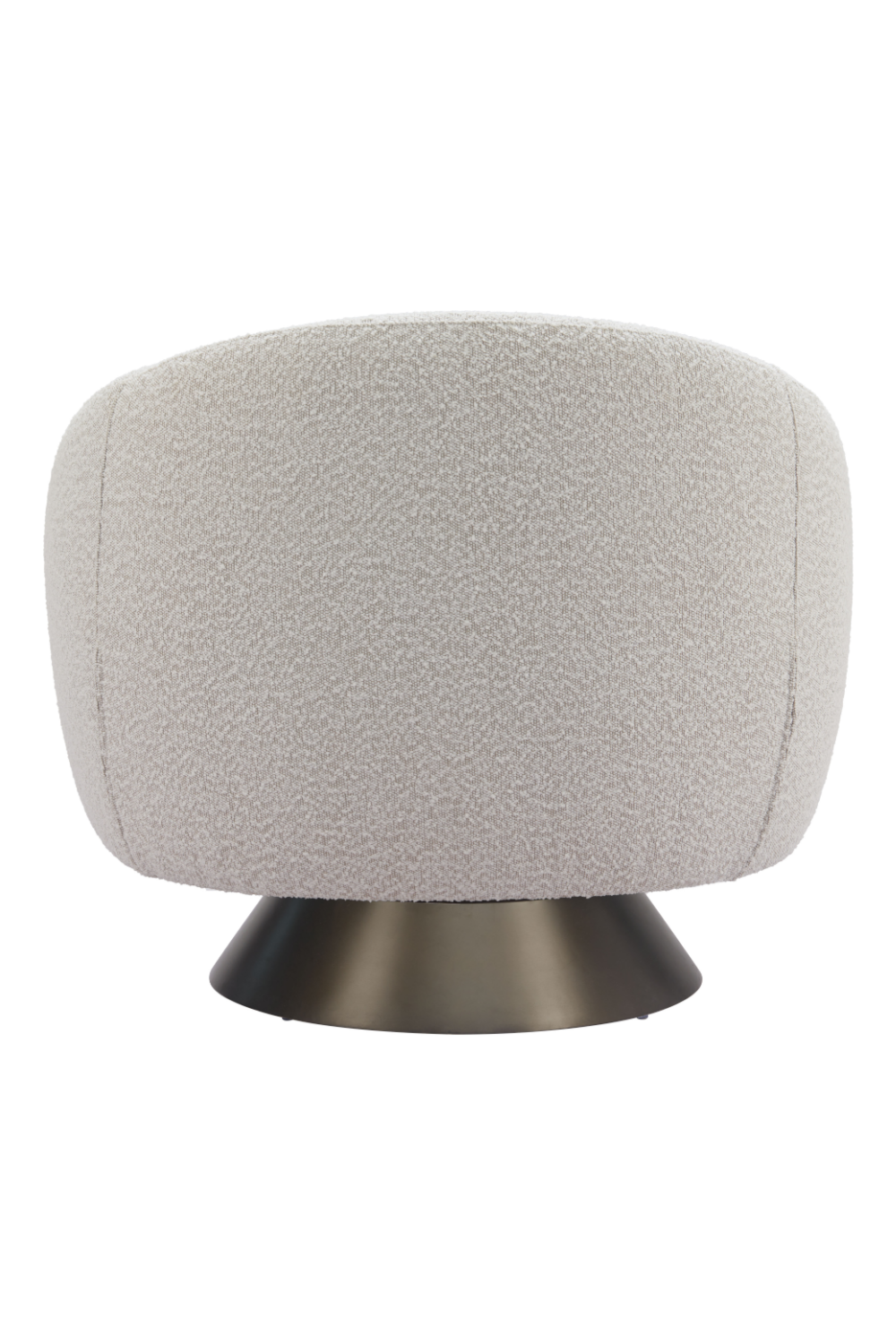 Bronze Base Gray Swivel Chair | Oroa.com
