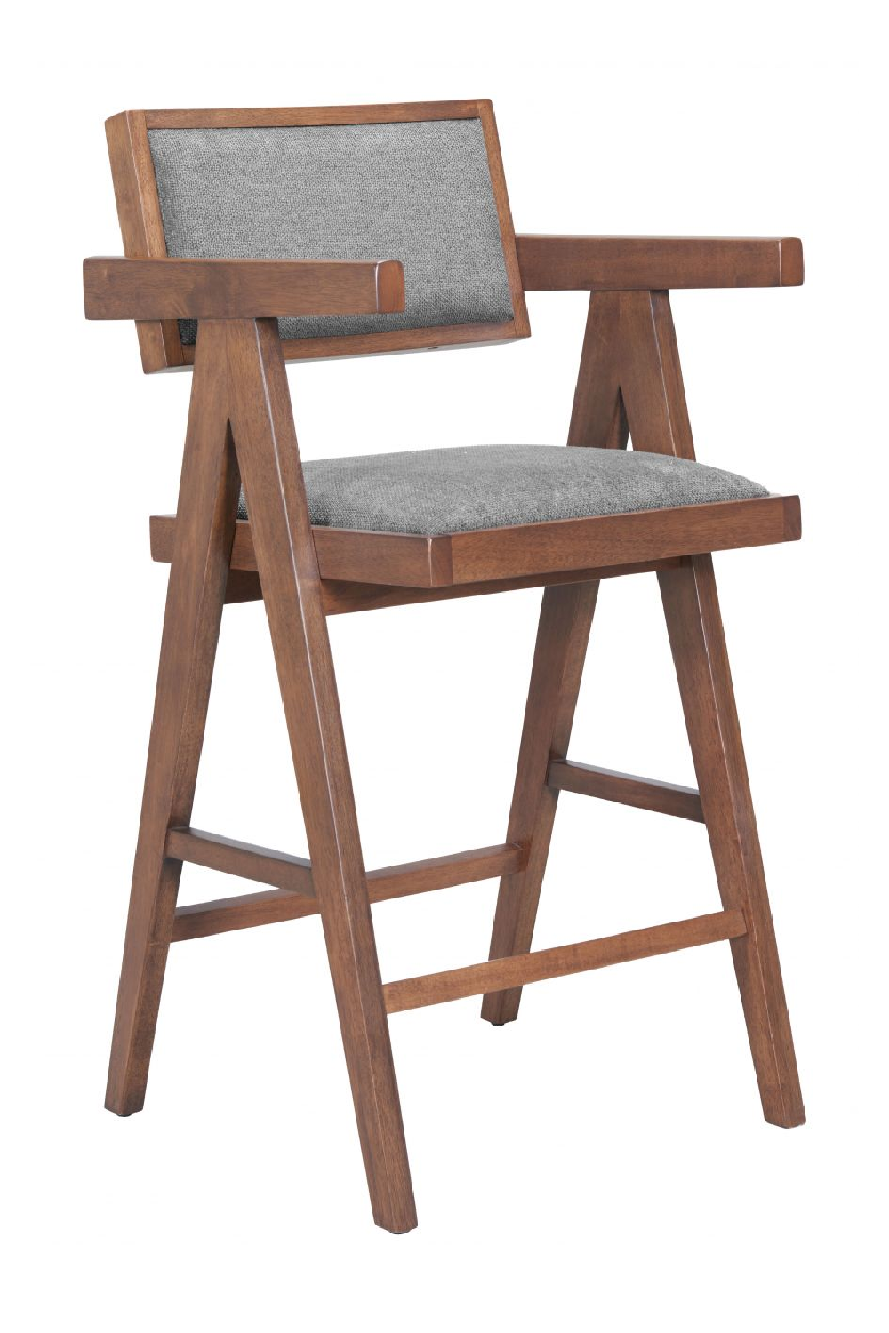 Rubberwood Framed Counter Stools (2) | Oroa.com