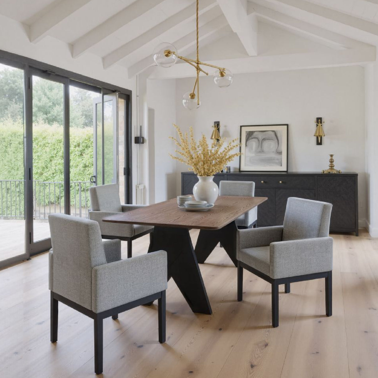 Rectangular Rubberwood Dining Table | Oroa.com