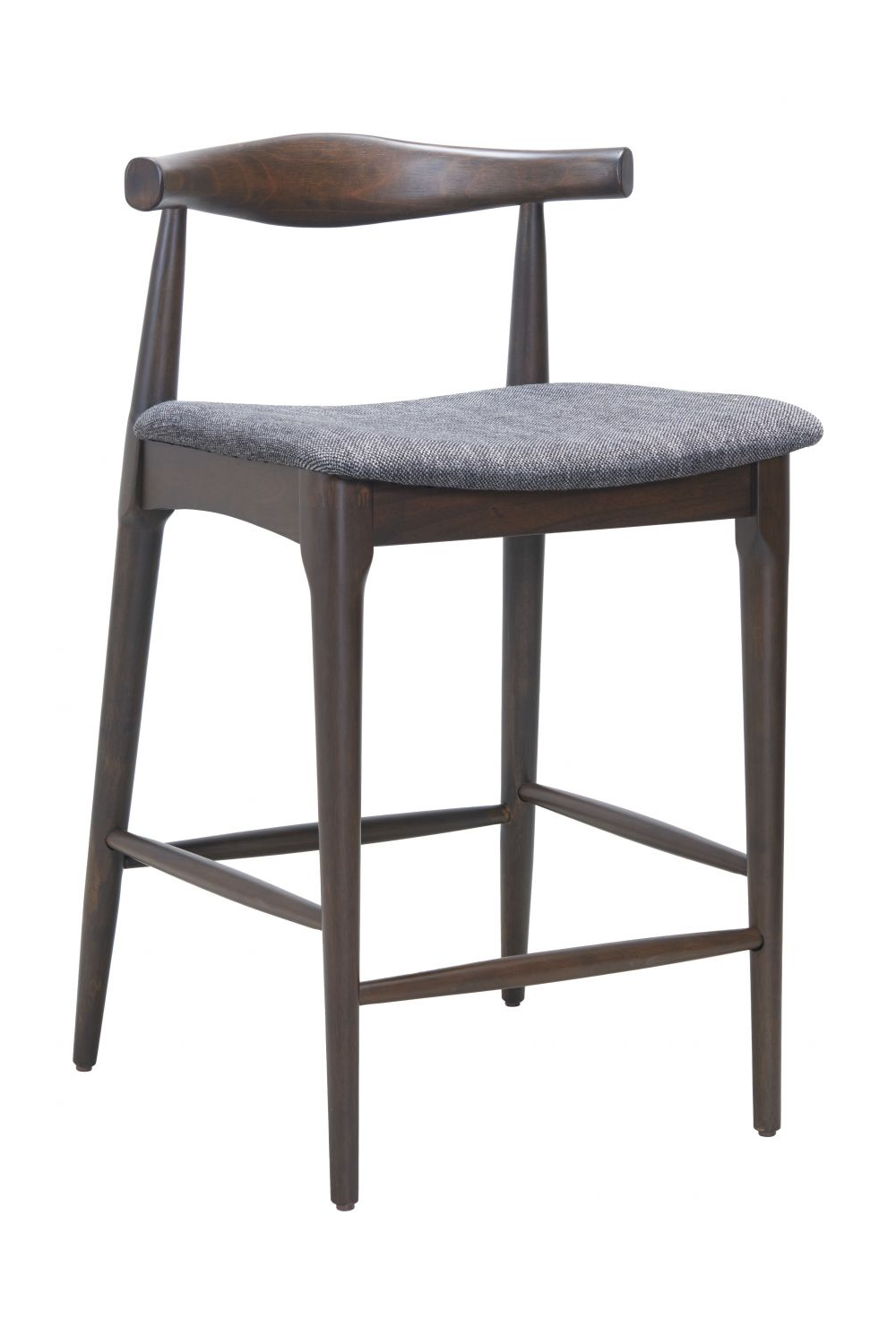 Dark Wooden Counter Stools (2) | Oroa.com