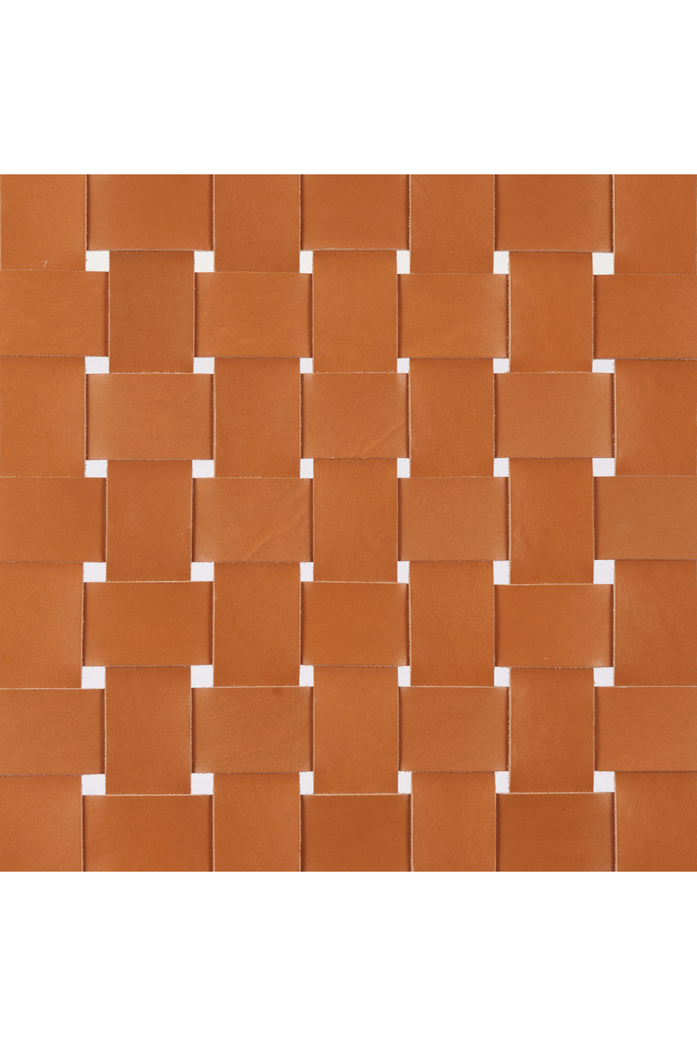Tan Woven Leather Bar Stool | Oroa.com