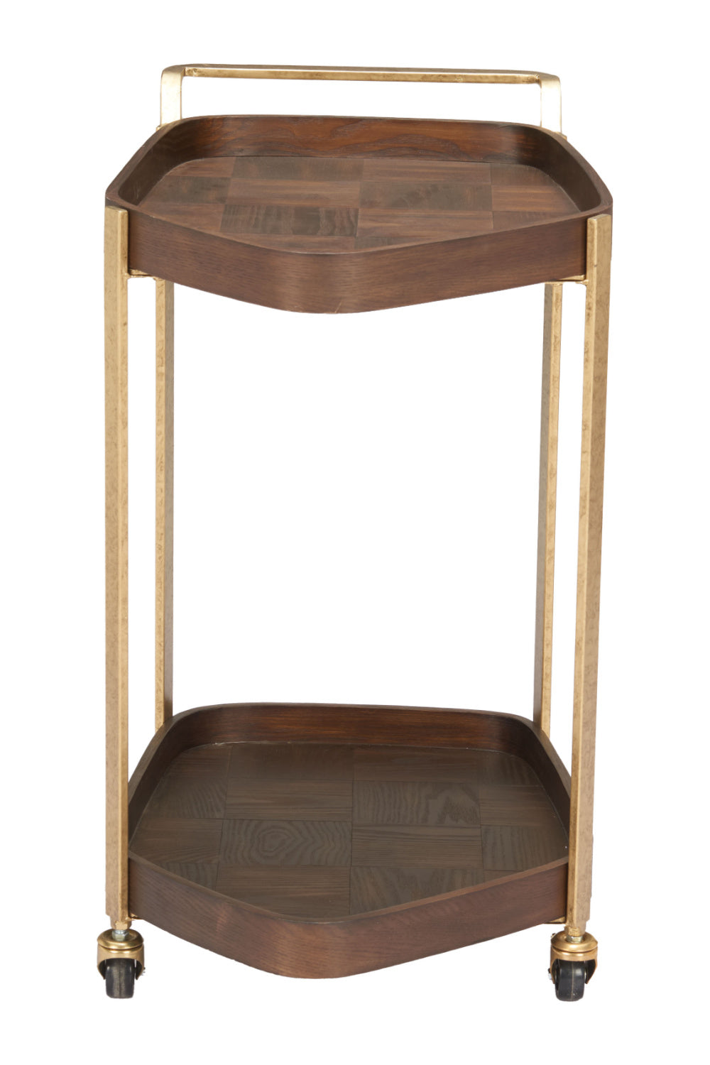 Walnut Veneer Bar Cart | Oroa.com
