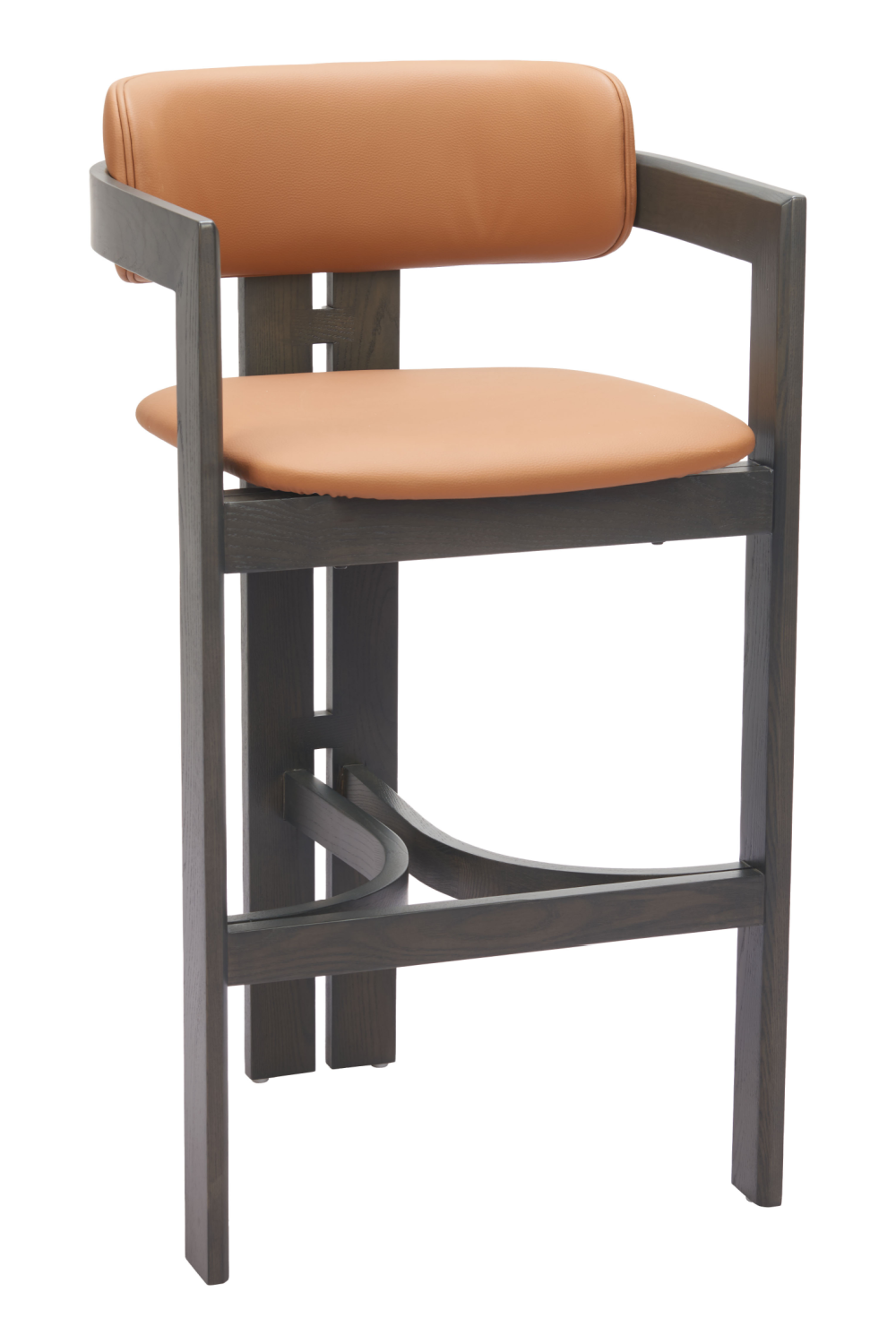 Wood Framed Brown Bar Stool | Oroa.com