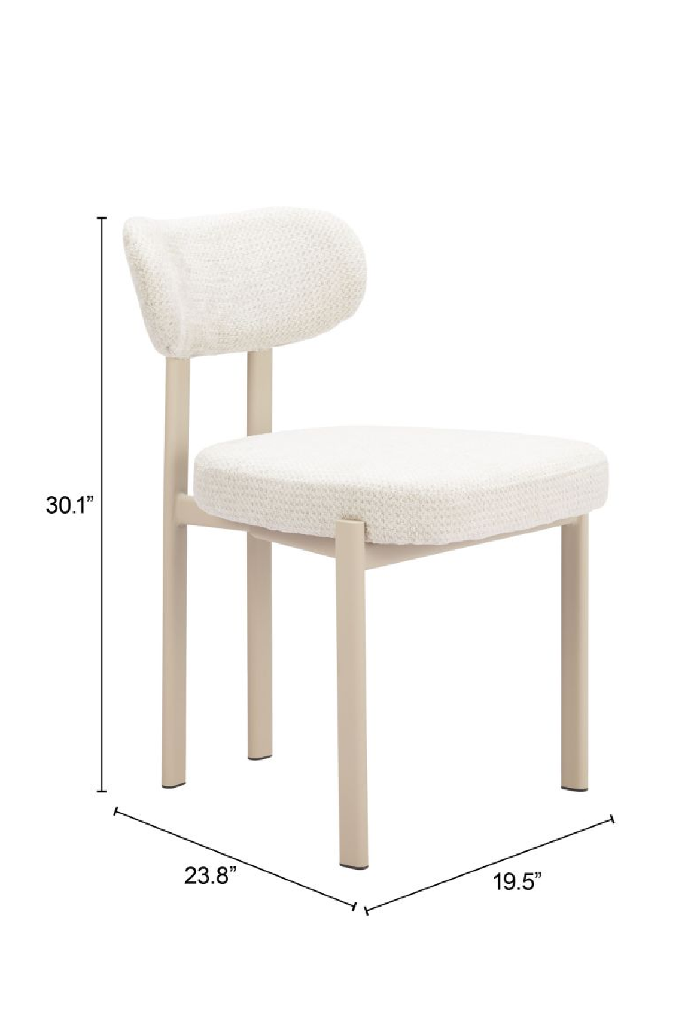 Gray Textured Weave Dining Chairs (4) | Oroa.com