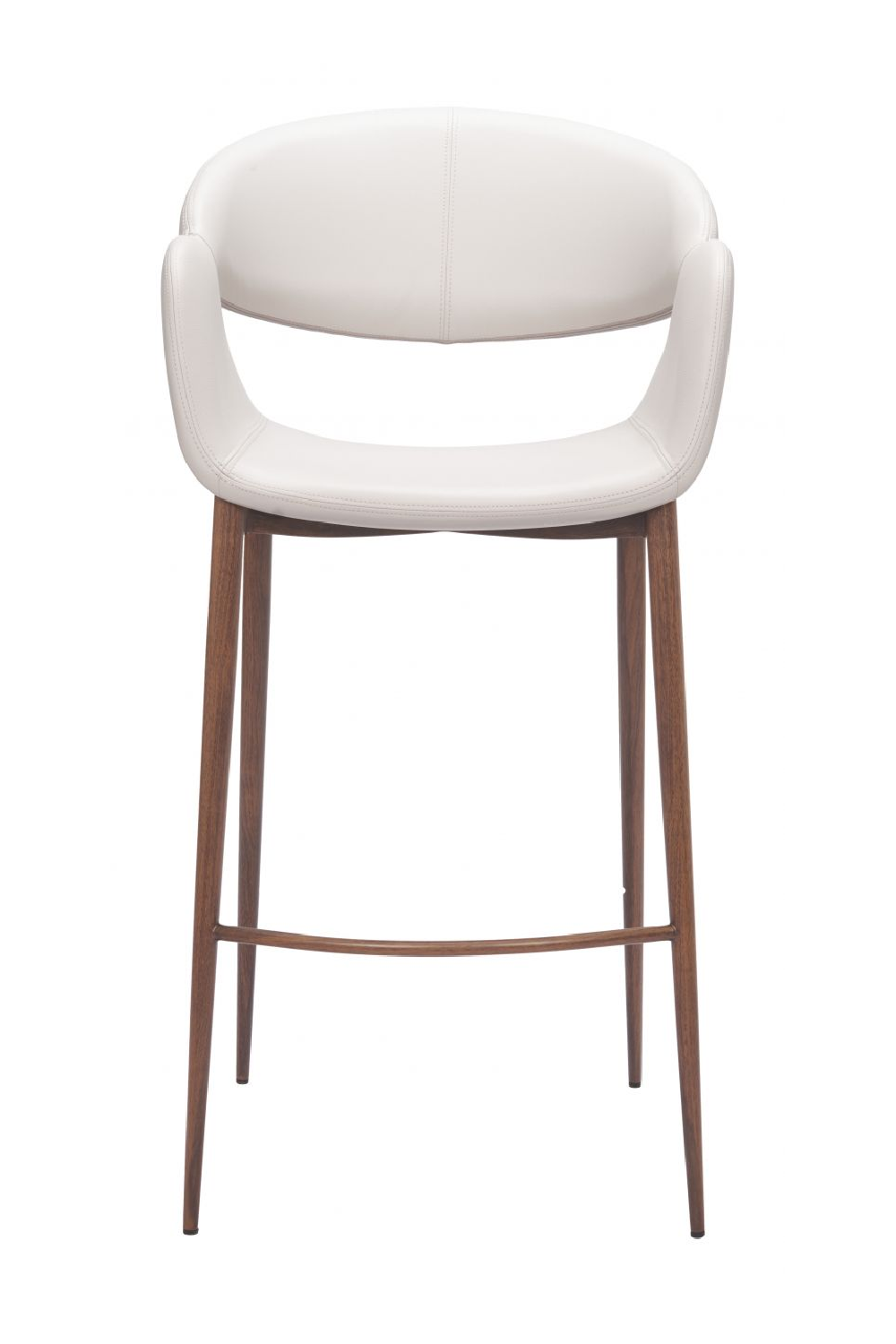 Beige Cut-Out Back Bar Stool | Oroa.com