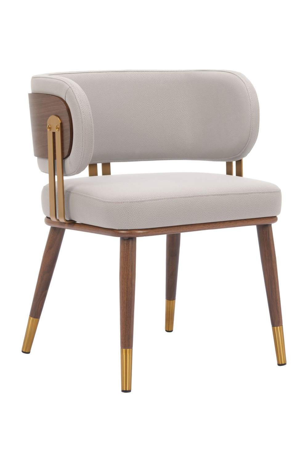 Beige Leather Dining Chair | Oroa.com