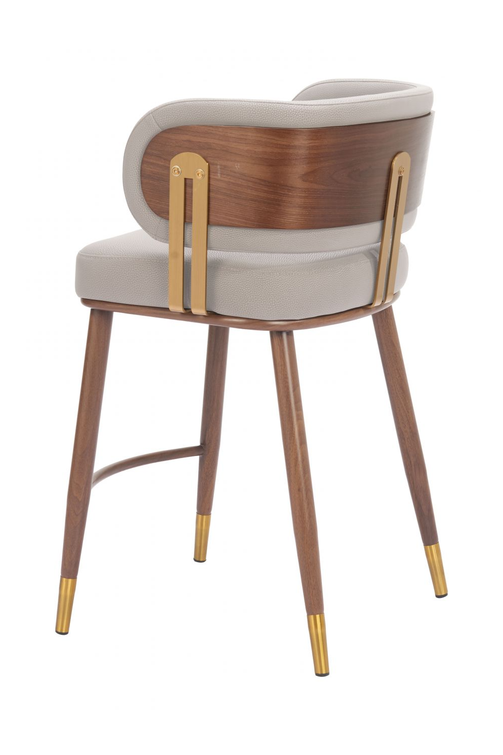 Beige Leather Counter Stool | Oroa.com