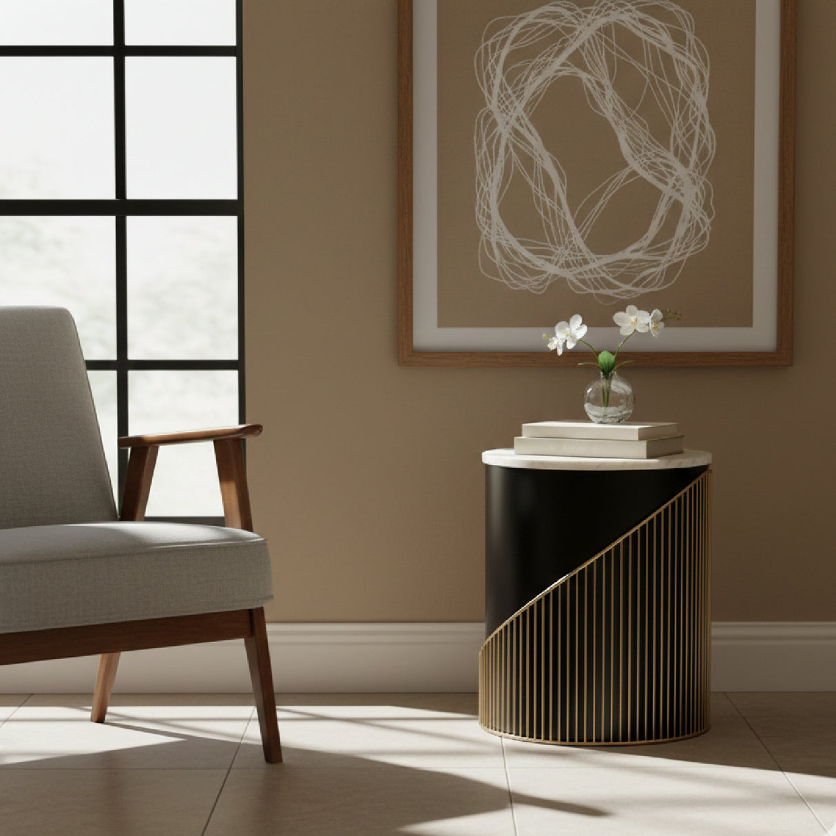Marble Top Side Table | Oroa.com