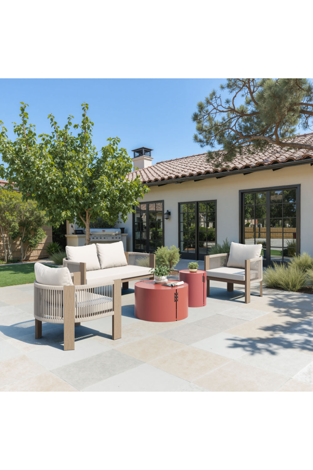 Beige Outdoor Accent Chair | Oroa.com