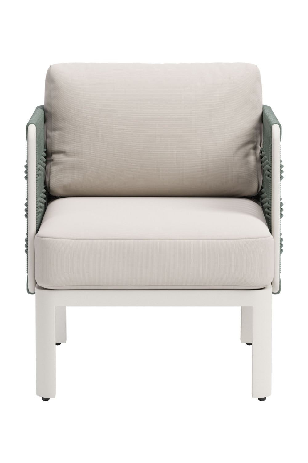 White Olefin Outdoor Lounge Armchair | Oroa.com