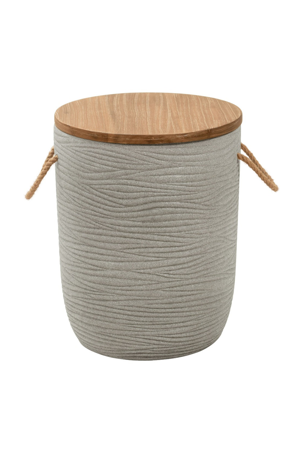 Gray Terrazzo Outdoor Side Table | Oroa.com