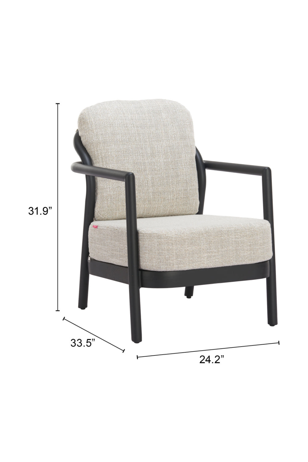 Aluminum Framed Outdoor Accent Chair | Oroa.com