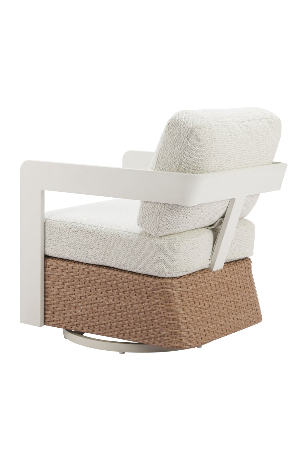 Brown Base Outdoor Swivel Chair | Oroa.com
