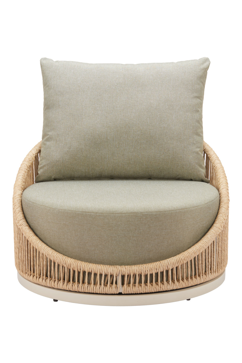 Rattan Weave Outdoor Swivel Chair | Oroa.com