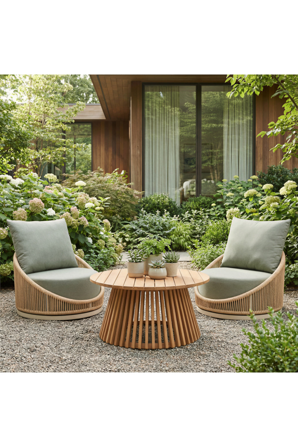 Rattan Weave Outdoor Swivel Chair | Oroa.com