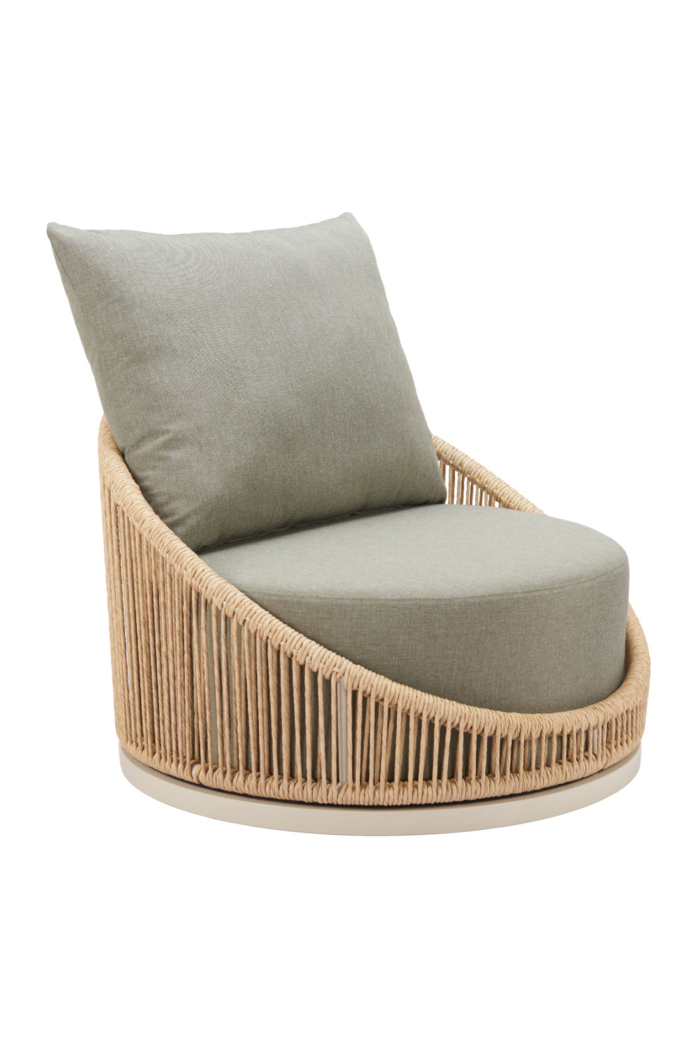 Rattan Weave Outdoor Swivel Chair | Oroa.com