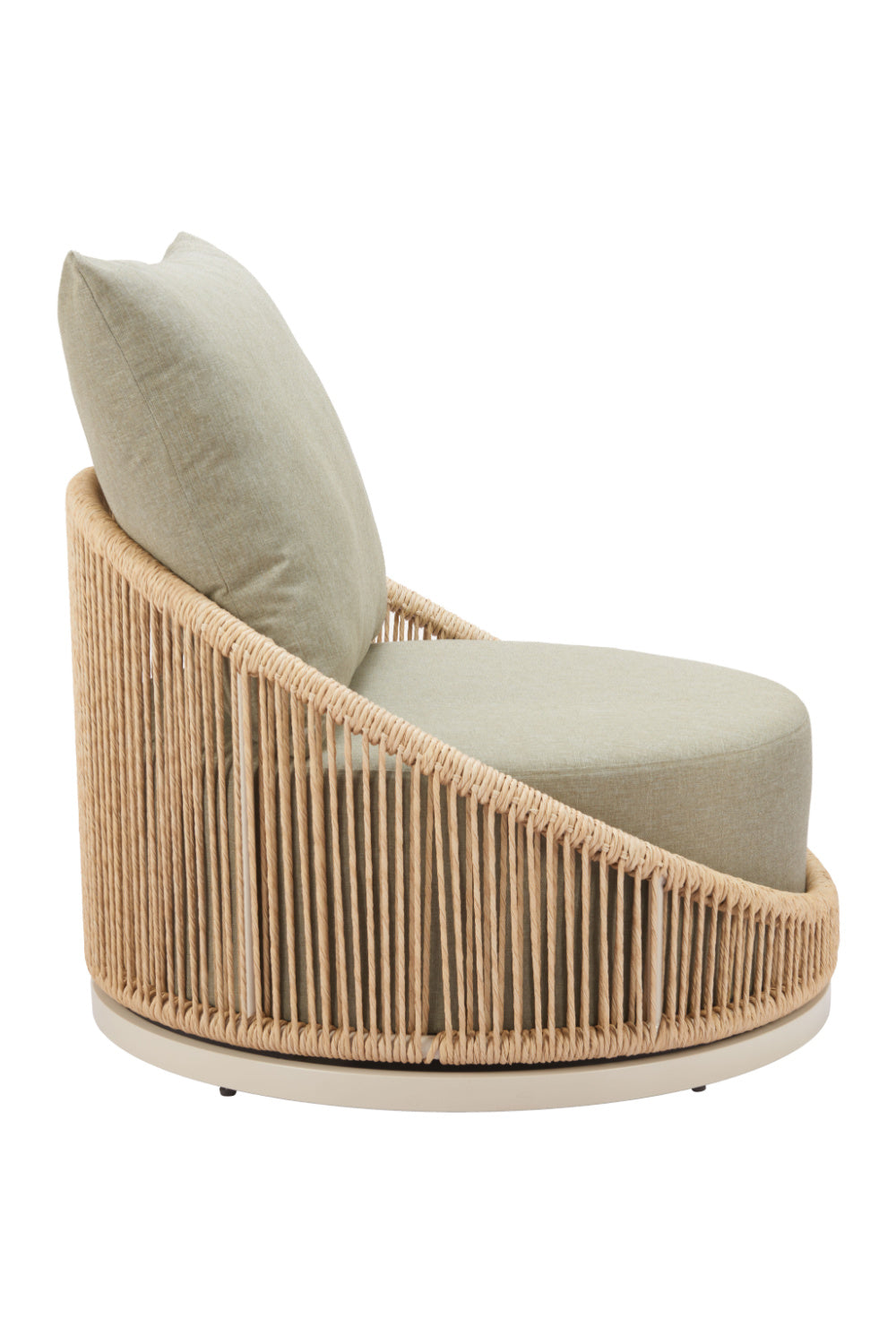 Rattan Weave Outdoor Swivel Chair | Oroa.com