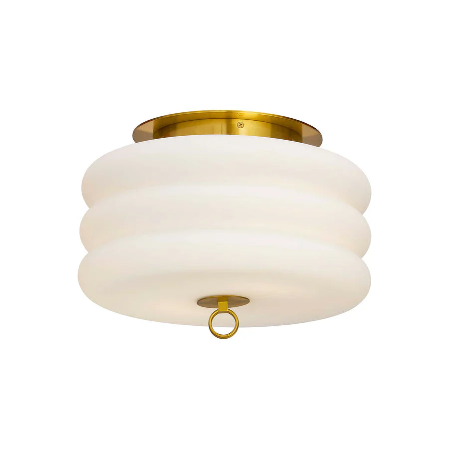 Stacked White Glass Ceiling Lamp | Oroa.com